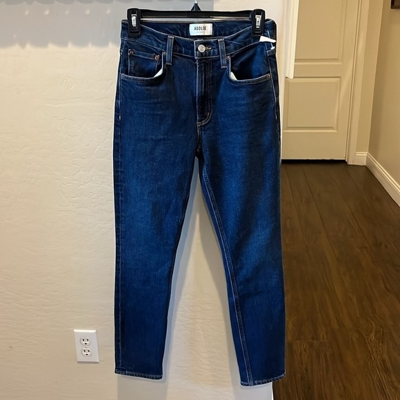 NWT AGOLDE Willow Mid Rise Slim Crop! - Picture 6 of 13